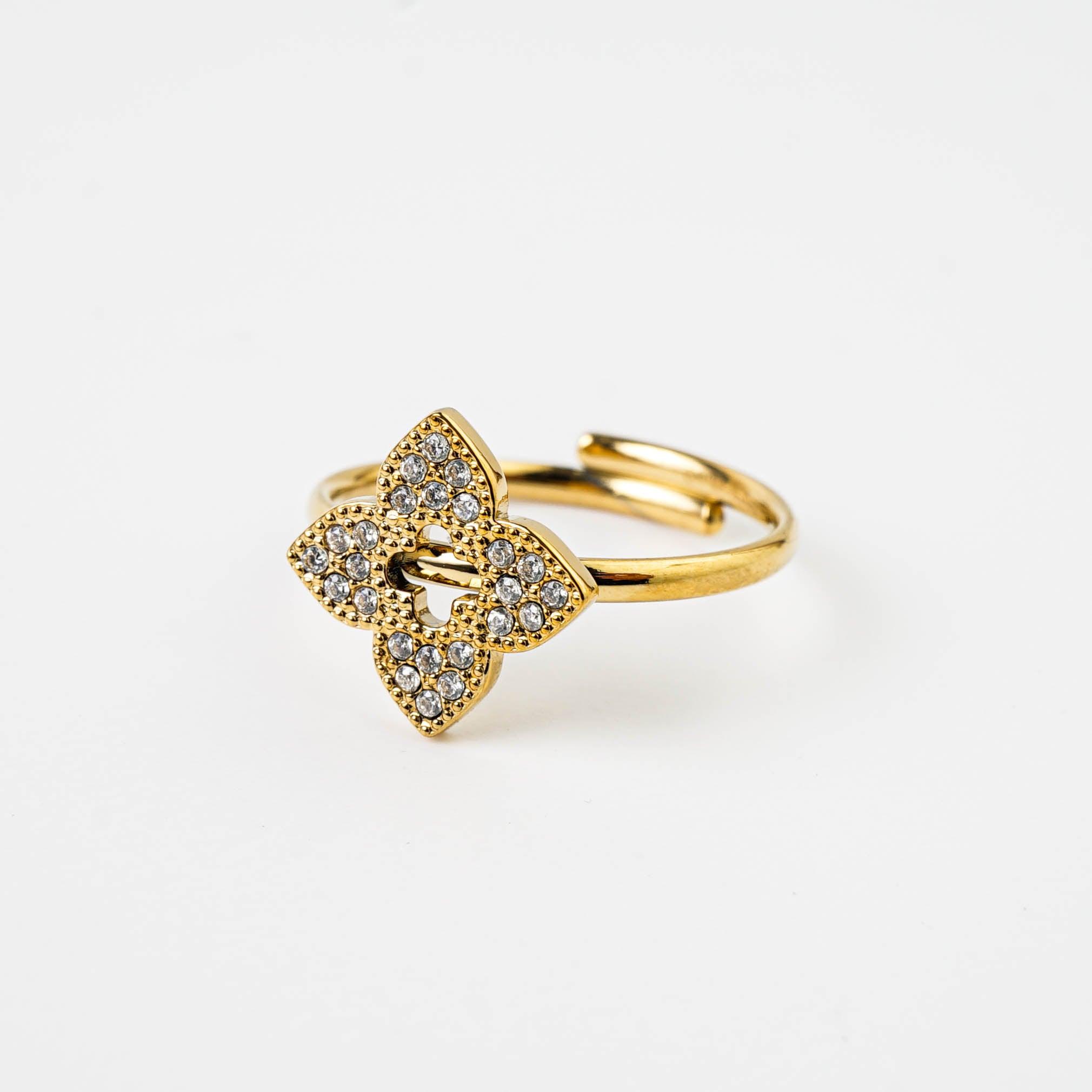 CLOVER LOTUS RING - Lynott Jewellery