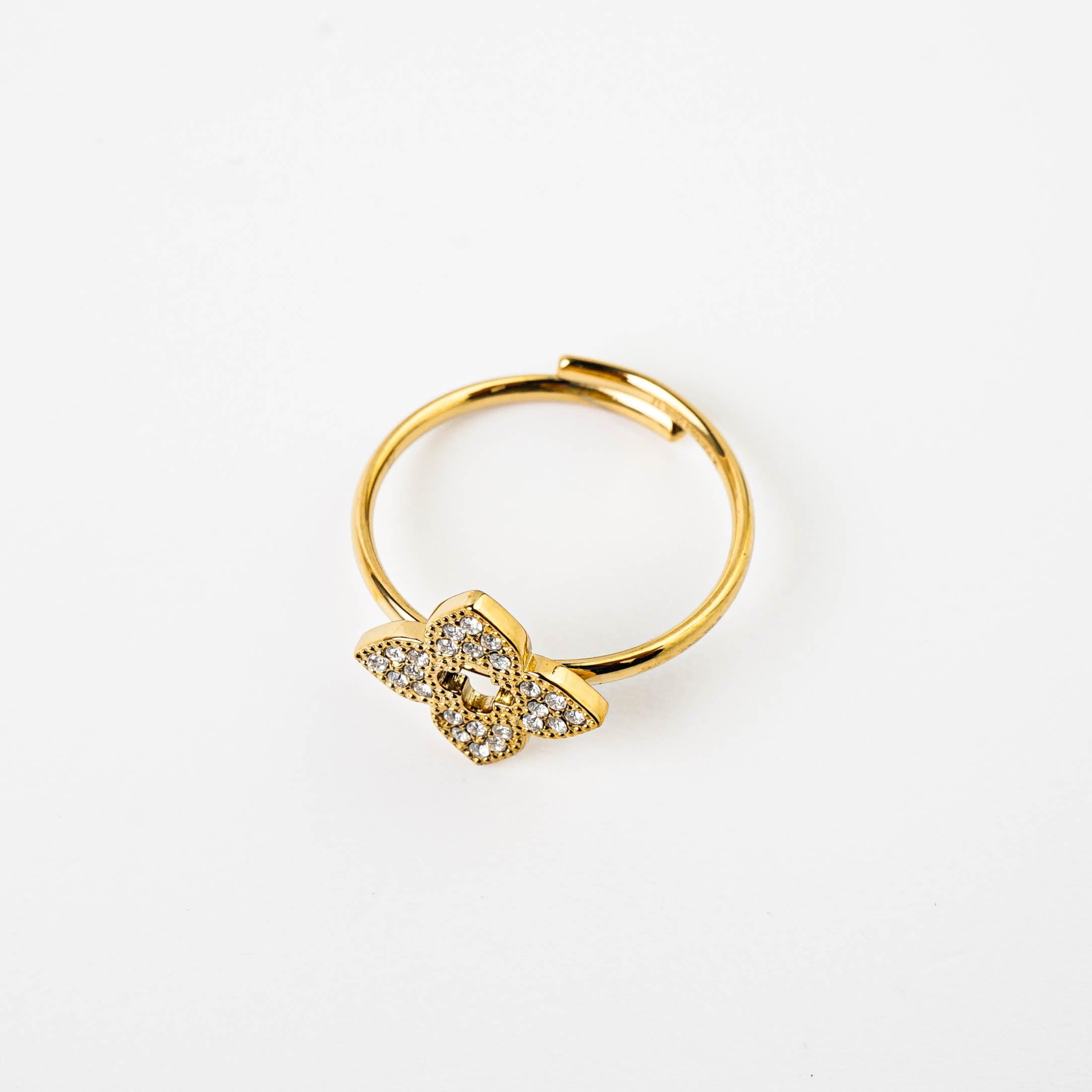 CLOVER LOTUS RING - Lynott Jewellery