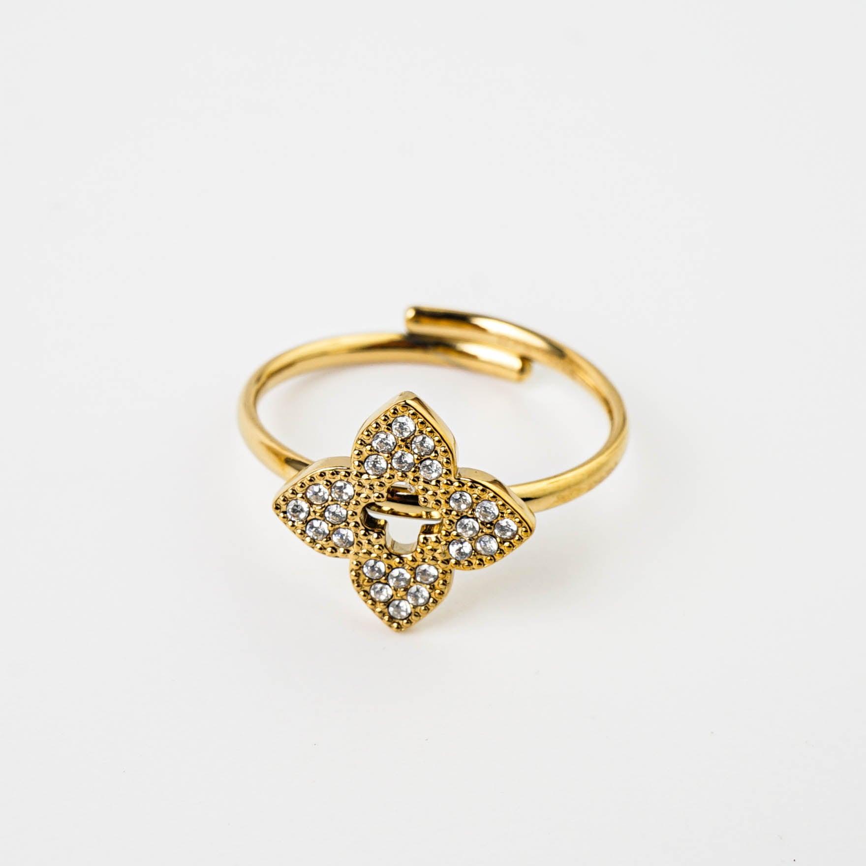 CLOVER LOTUS RING - Lynott Jewellery