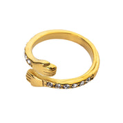 CUTE HUG ADJUSTABLE RING