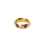 FUNKY STARS PINK RING
