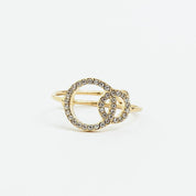 CIRCLE LINK ADJUSTABLE RING - Lynott Jewellery