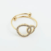 CIRCLE LINK ADJUSTABLE RING - Lynott Jewellery