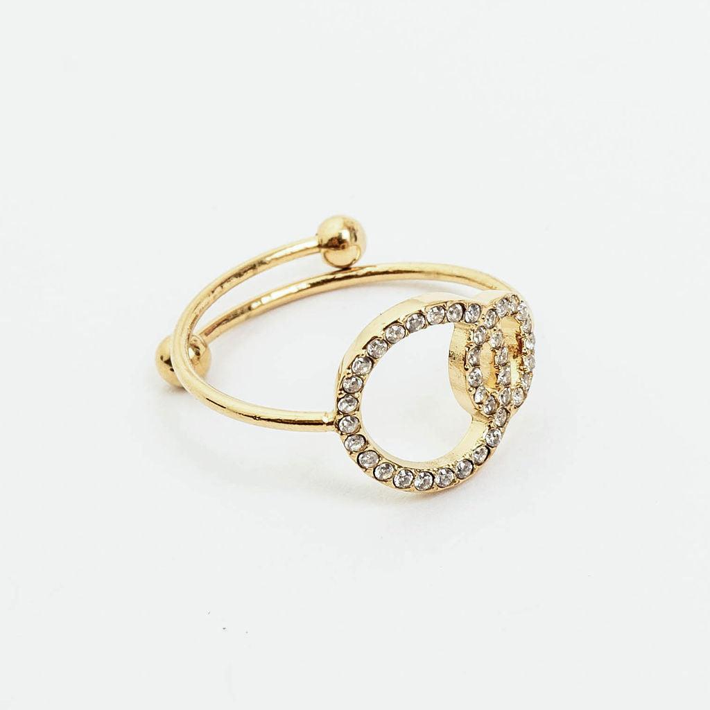 CIRCLE LINK ADJUSTABLE RING - Lynott Jewellery
