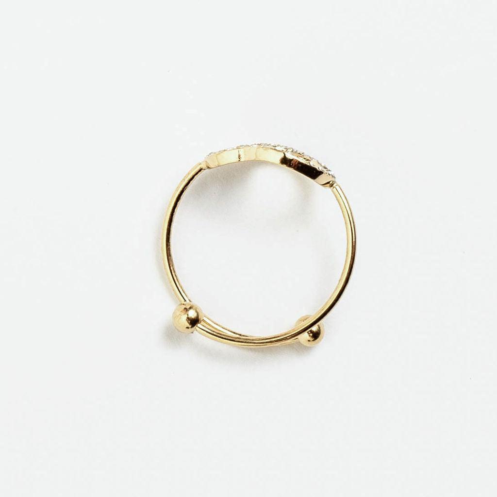 CIRCLE LINK ADJUSTABLE RING - Lynott Jewellery