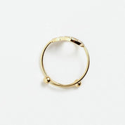 CIRCLE LINK ADJUSTABLE RING - Lynott Jewellery