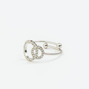 CIRCLE LINK ADJUSTABLE RING - Lynott Jewellery