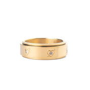 CUPID HEART SPINNING RING