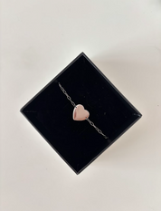 HEART PAPERCLIP BRACELET  - The Vault