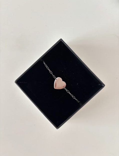 HEART PAPERCLIP BRACELET  - The Vault
