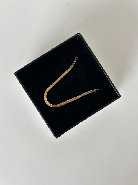 HERRINGBONE CHAIN NECKLACE - The Vault