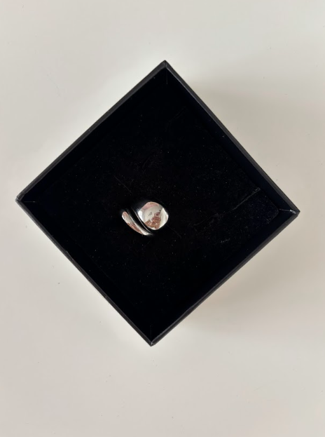 WRAP SILVER CHUNKY ADJUSTABLE RING - The Vault
