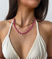 PERSONALISED PINK NAME NECKLACE