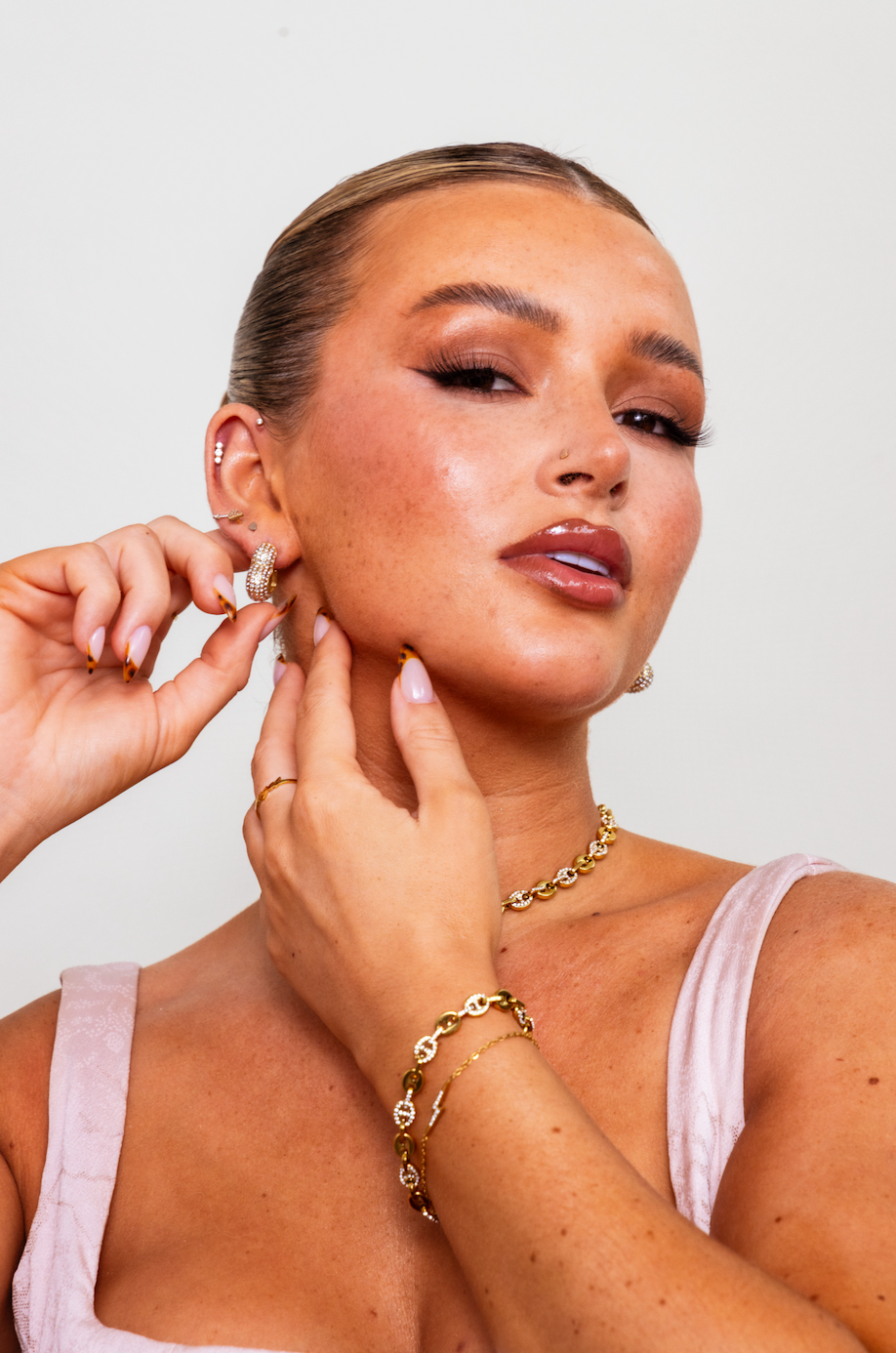 CHARLEEN X LYNOTT LOVERGIRL HEART EARRINGS