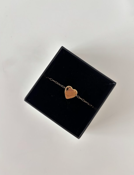 HEART PAPERCLIP BRACELET  - The Vault