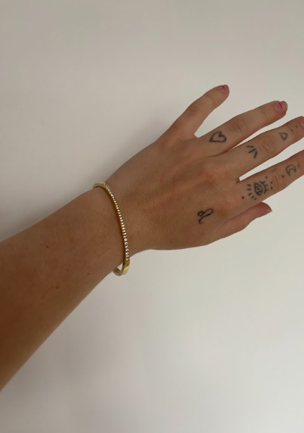 DIAMOND SPOT BANGLE - The Vault
