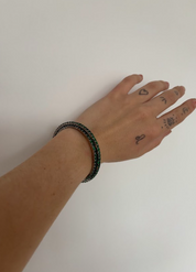 GREEN SPARKLE BANGLE - The Vault
