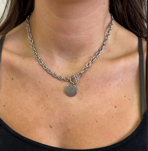 DISC LINK NECKLACE - The Vault