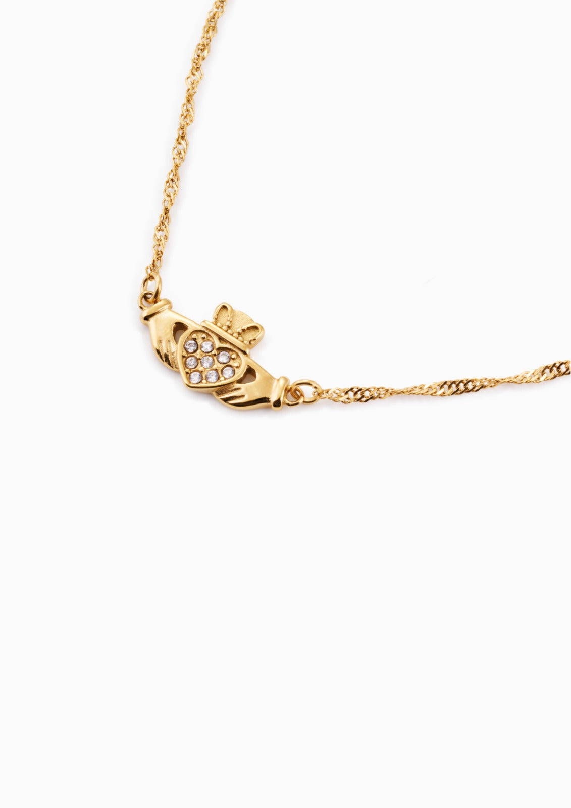 HEART CROWN NECKLACE
