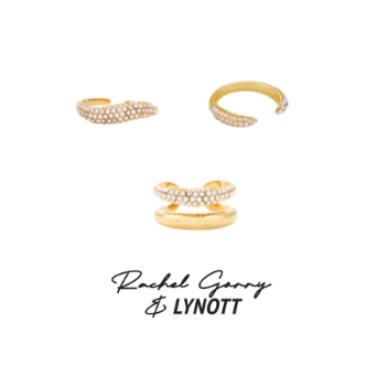 RACHEL GORRY ADJUSTABLE RING BUNDLE best gold plated tarnish and water resistant piece by Irish Jewellery brand - Lynott Jewellery