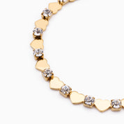 STARLIGHT HEART TENNIS BRACELET