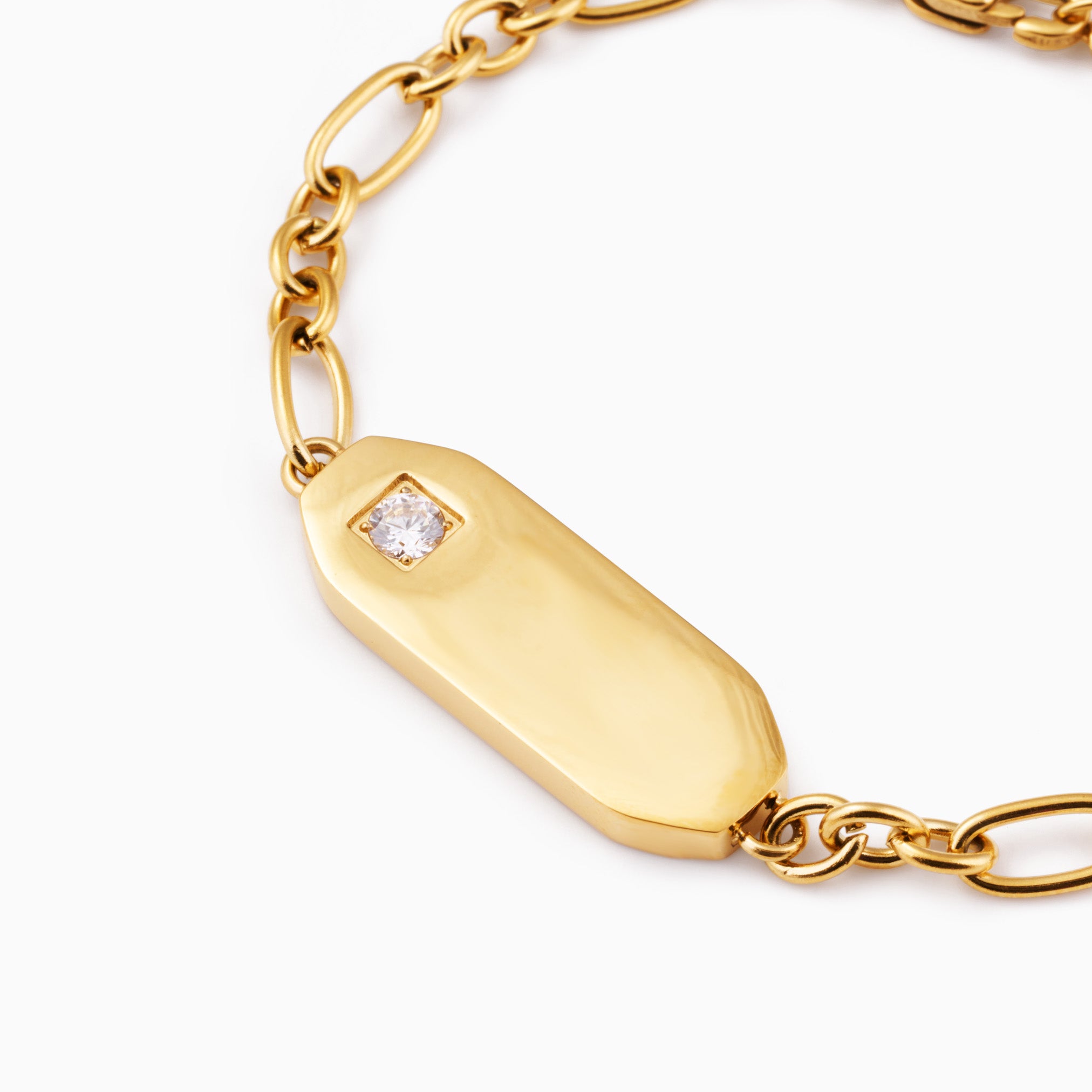 FOREVER YOURS ENGRAVABLE BAR BRACELET