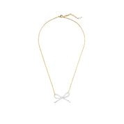 PEARL BOW NECKLACE