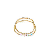 LOVE BEADED BRACELET DUO