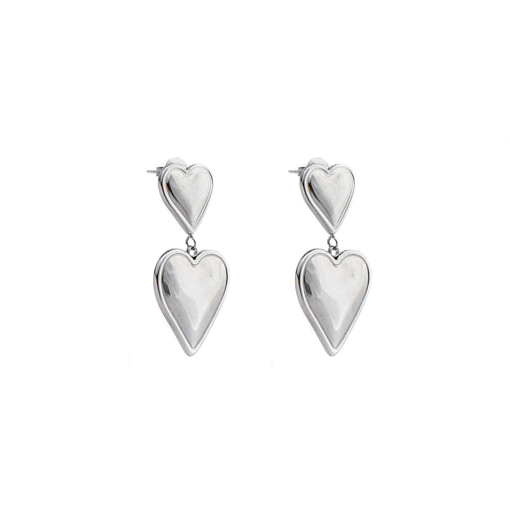 DOUBLE HEART EARRINGS