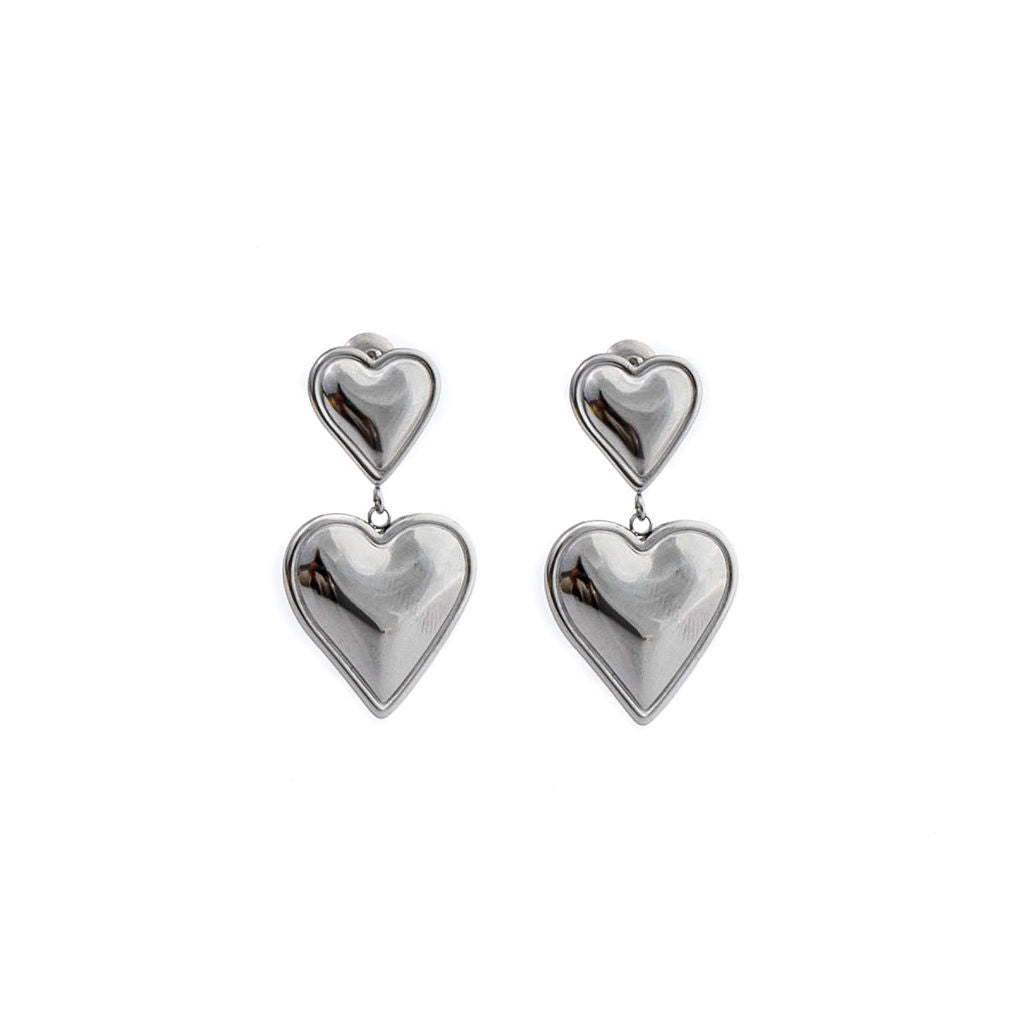 DOUBLE HEART EARRINGS
