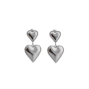 DOUBLE HEART EARRINGS