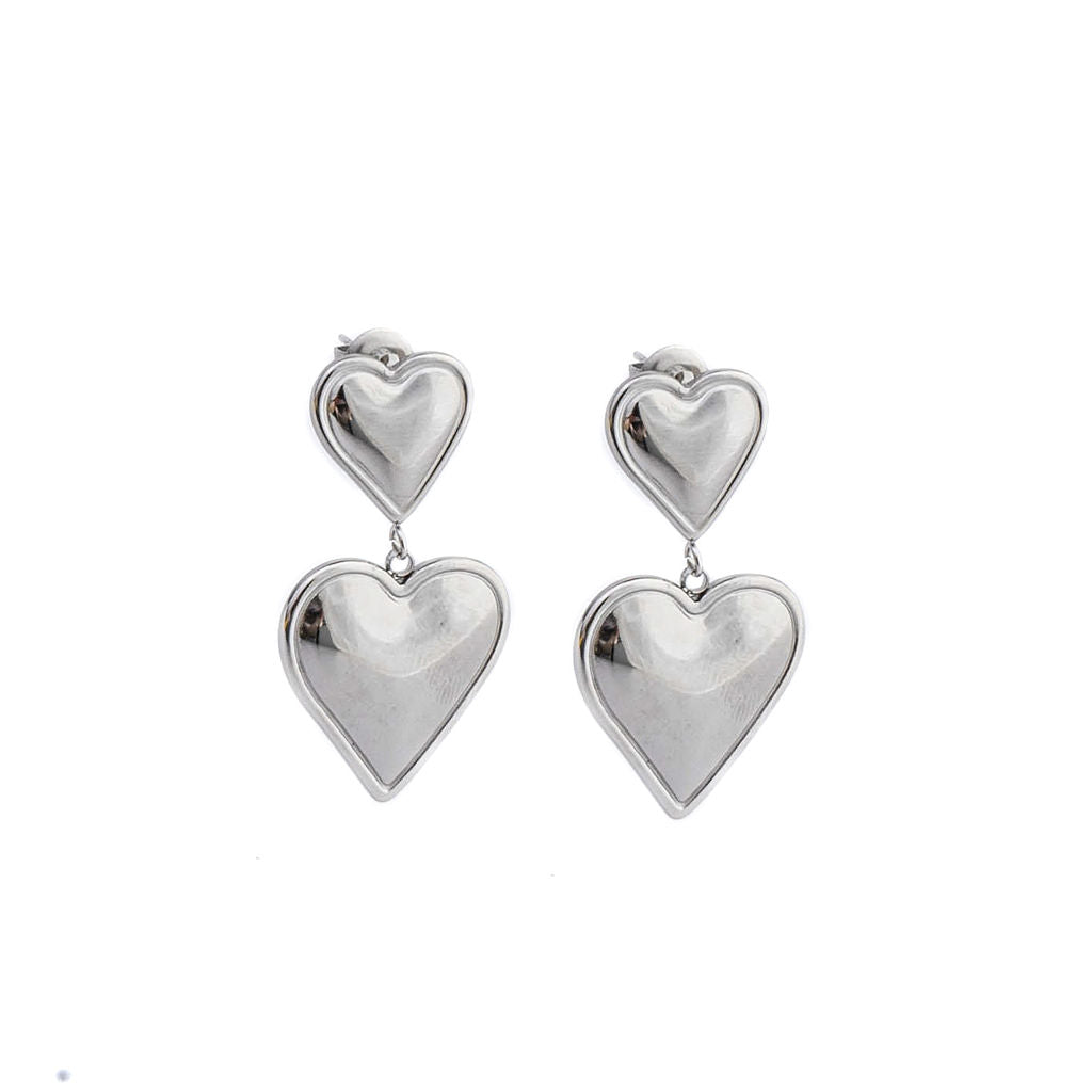 DOUBLE HEART EARRINGS