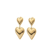 DOUBLE HEART EARRINGS