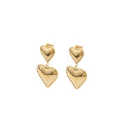 DOUBLE HEART EARRINGS