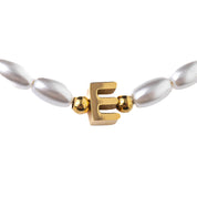 FRESHWATER PEARL INITIAL BRACELET