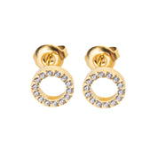 Circle Stud Earrings