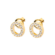 Circle Stud Earrings