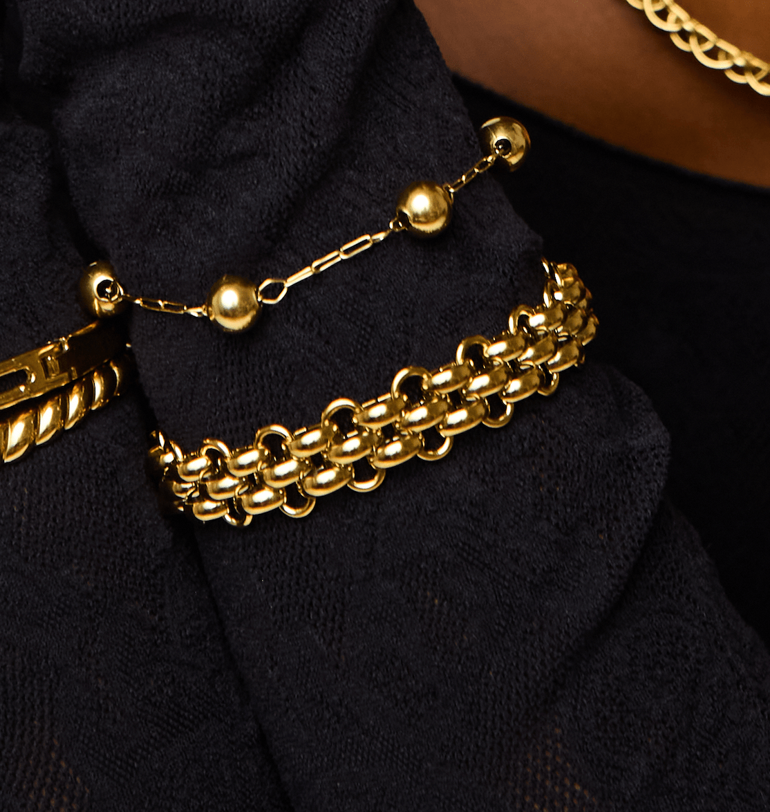 KATJA MIA JASMINE BRACELET best gold plated tarnish and water resistant piece by Irish Jewellery brand - Lynott Jewellery