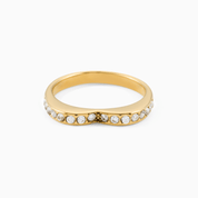 MEGAN FORTE CLARKE MOOD AND MONSTER STACKING RING best gold plated tarnish and water resistant piece by Irish Jewellery brand - Lynott Jewellery