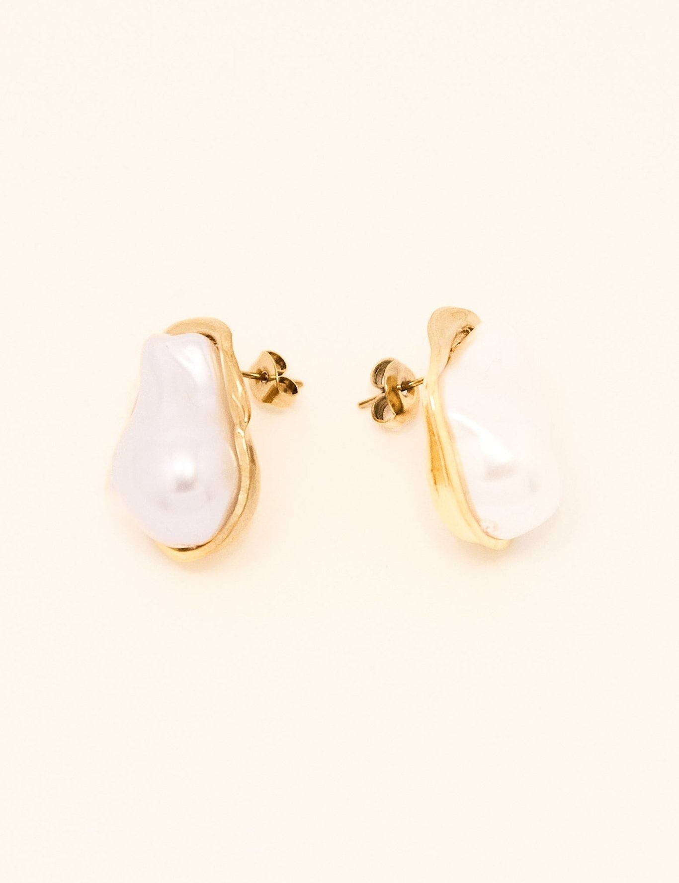 KATJA MIA OPALITE EARRINGS best gold plated tarnish and water resistant piece by Irish Jewellery brand - Lynott Jewellery