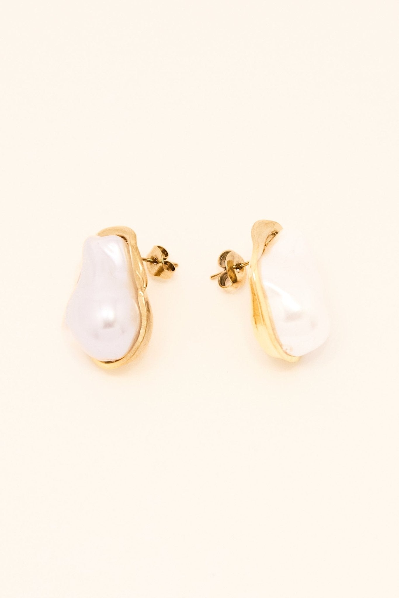 KATJA MIA OPALITE EARRINGS best gold plated tarnish and water resistant piece by Irish Jewellery brand - Lynott Jewellery