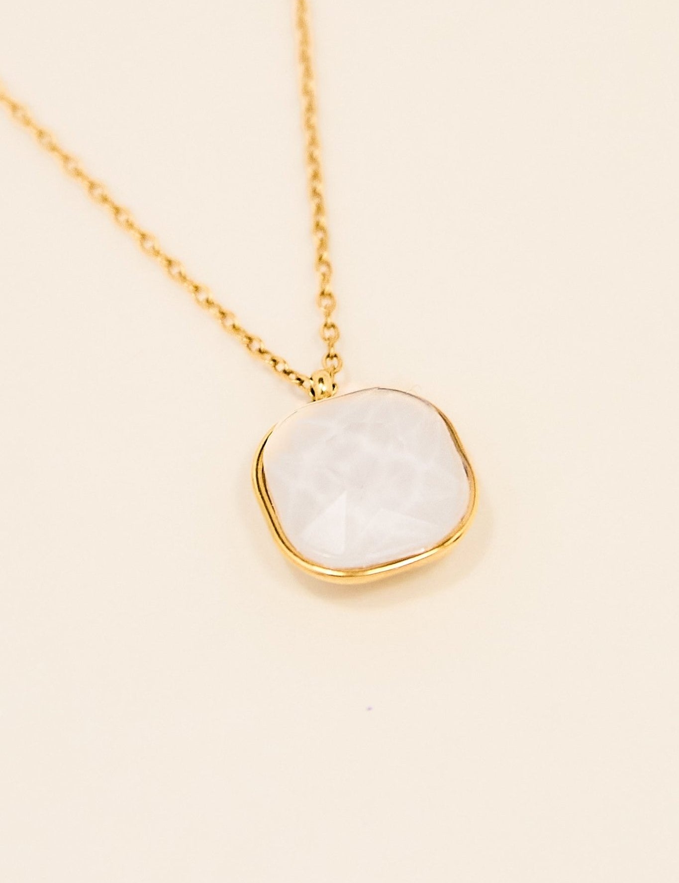KATJA MIA OPALITE NECKLACE best gold plated tarnish and water resistant piece by Irish Jewellery brand - Lynott Jewellery