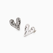 Heart Earrings & Engravable Necklace Boxed Gift Set (Silver) best gold plated tarnish and water resistant piece by Irish Jewellery brand - Lynott Jewellery