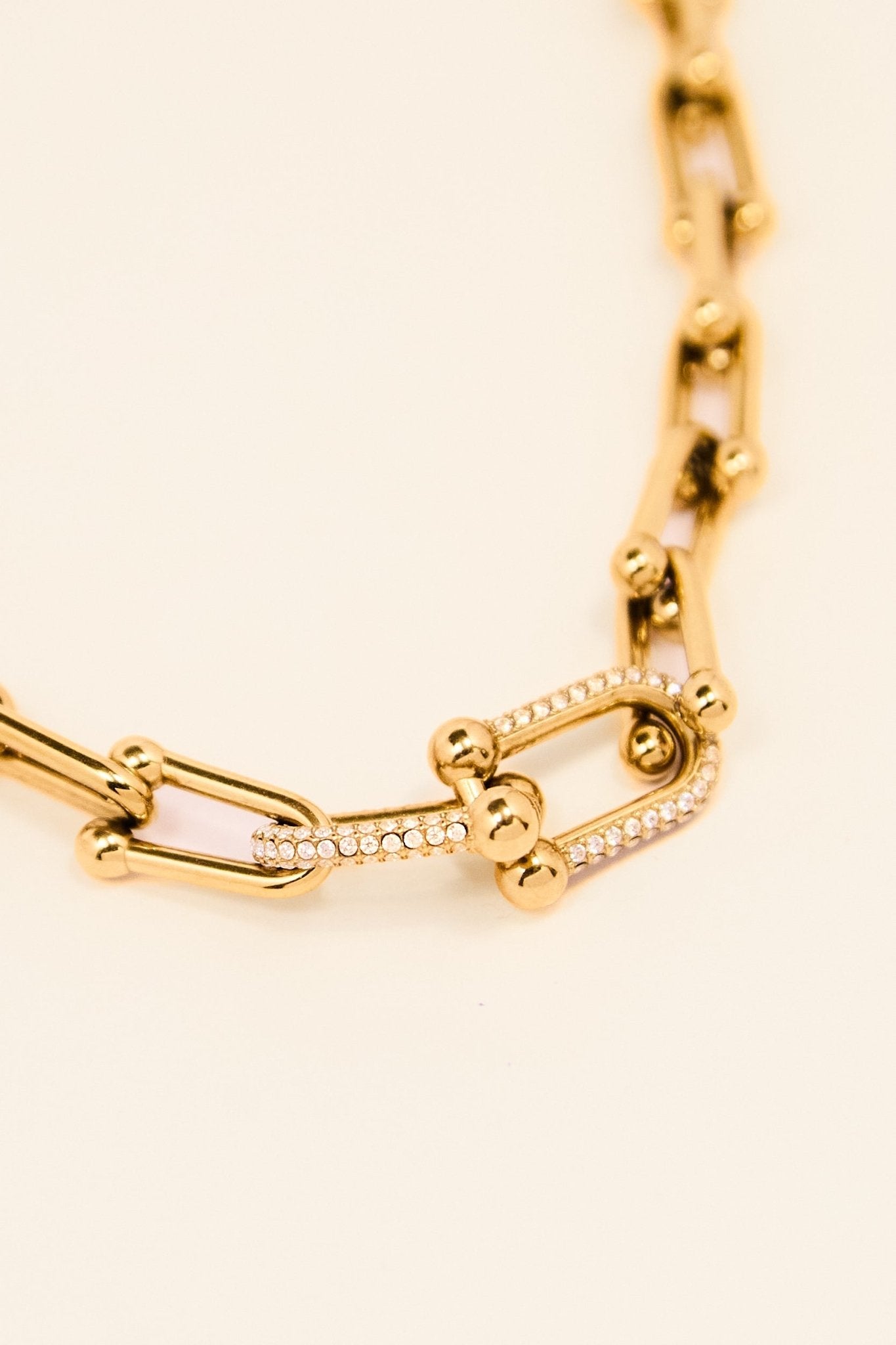 KATIJA MIA LUSTRE CHUNKY BRACELET best gold plated tarnish and water resistant piece by Irish Jewellery brand - Lynott Jewellery