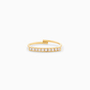 Power Stack Ring Set best gold plated tarnish and water resistant piece by Irish Jewellery brand - Lynott Jewellery