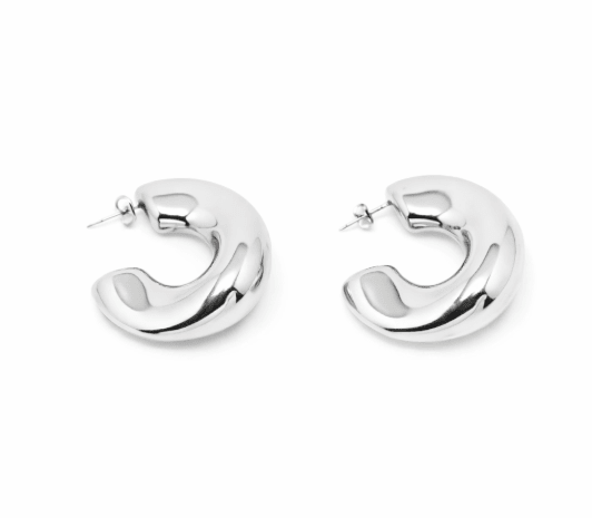 KATJA MIA LUNA HOOPS best gold plated tarnish and water resistant piece by Irish Jewellery brand - Lynott Jewellery