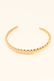 KATJIA MIA MODERN GIRL BANGLE best gold plated tarnish and water resistant piece by Irish Jewellery brand - Lynott Jewellery