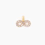 RACHEL GORRY - LAUREN INFINITY NECKLACE best gold plated tarnish and water resistant piece by Irish Jewellery brand - Lynott Jewellery