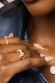 KATJIA MIA LUSTRE RING best gold plated tarnish and water resistant piece by Irish Jewellery brand - Lynott Jewellery