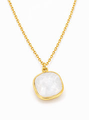 KATJIA MIA OPALITE NECKLACE best gold plated tarnish and water resistant piece by Irish Jewellery brand - Lynott Jewellery